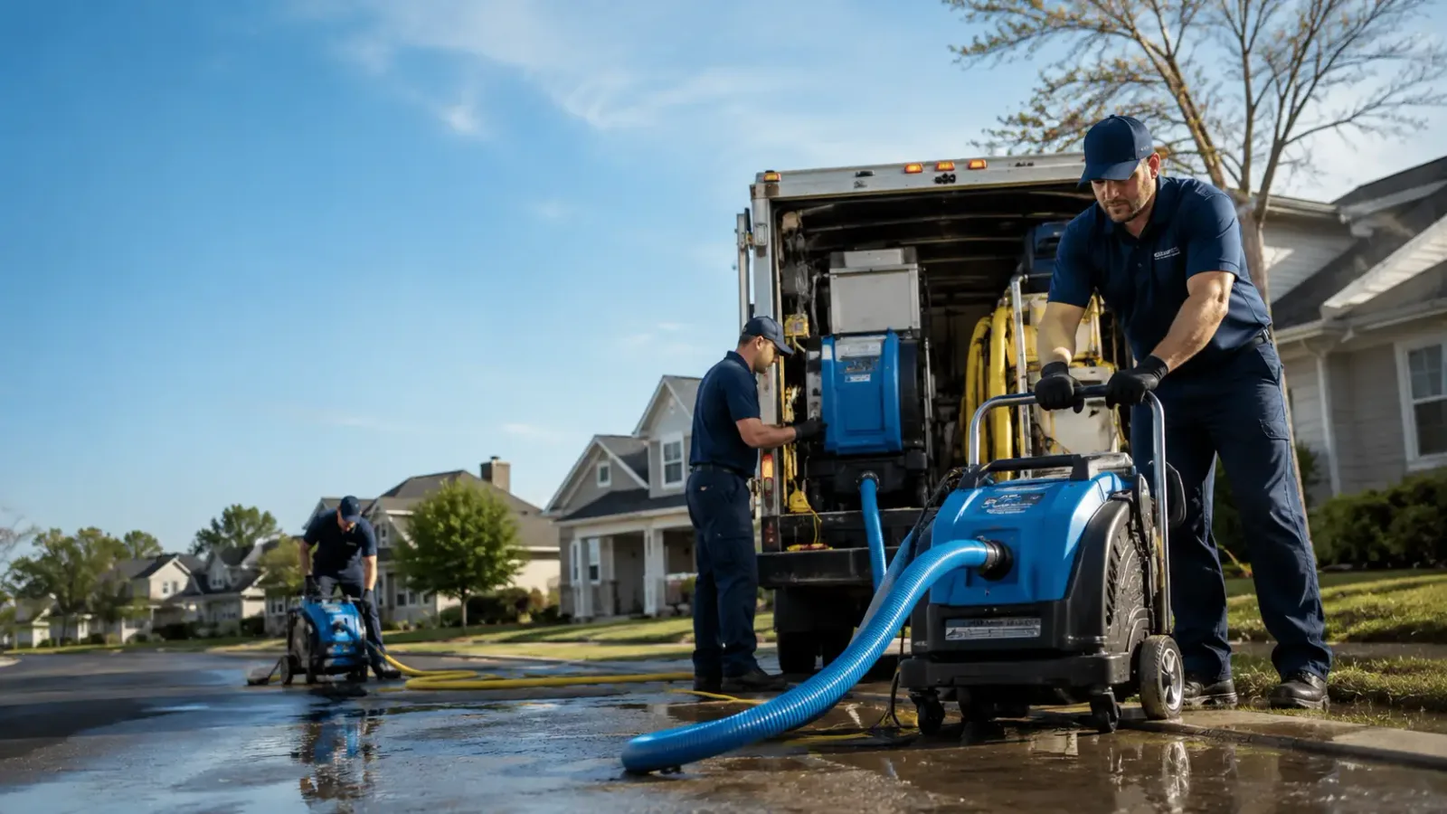 Flood Damage Cleanup in Pisgah Forest, NC